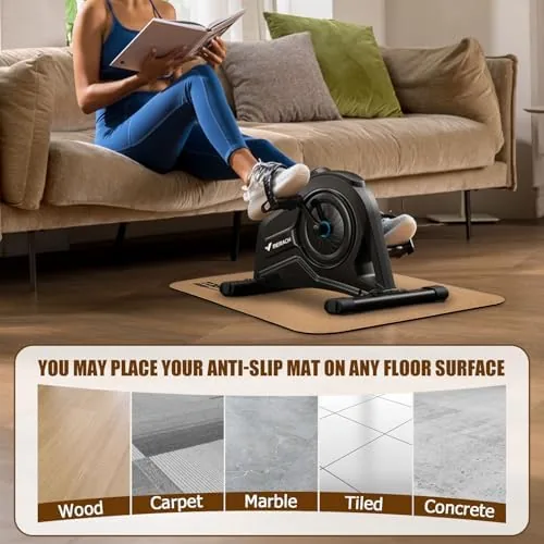 Another view of the TOBWOLF Non-Slip Workout Mat for Ellipse Leg Exerciser, Ellipse Machine