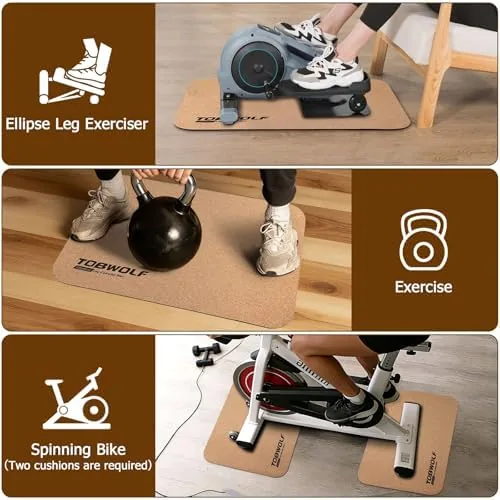 Testing the TOBWOLF Non-Slip Workout Mat for Ellipse Leg Exerciser, Ellipse Machine over two weeks