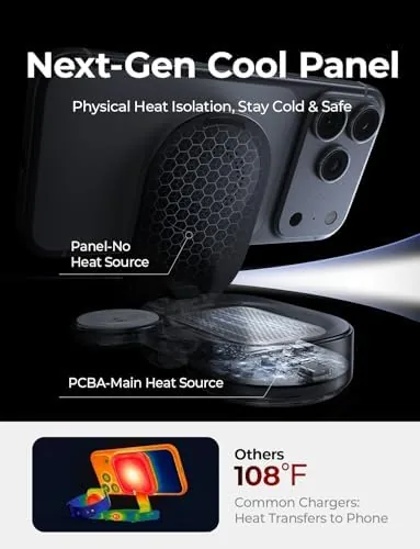 The LISEN [Ultra-Fast 25W] 3-in-1 Charging Station for Apple, Qi2.2 25W in real use