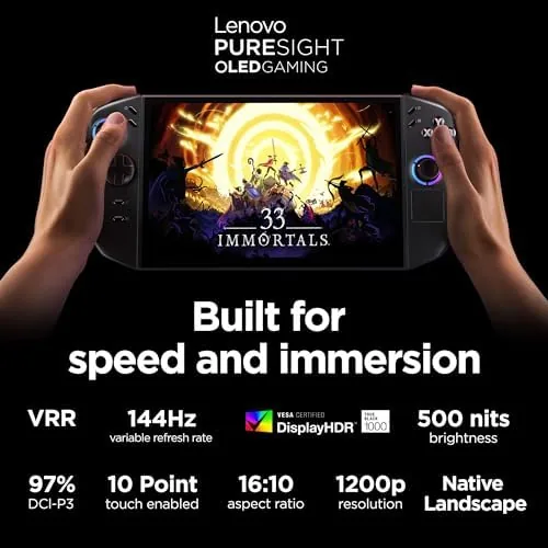 Legion Go 2 docked and connected to an external monitor