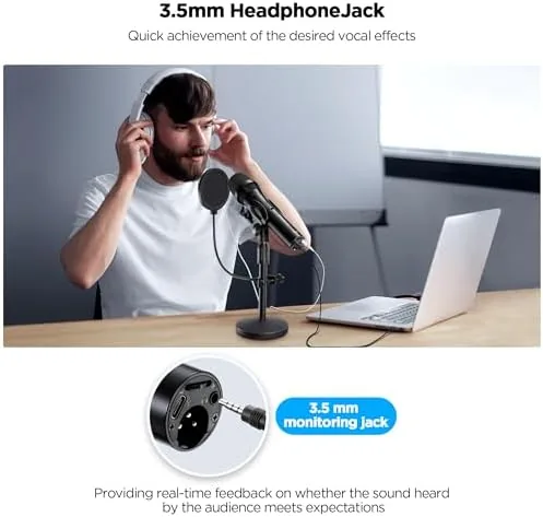 The Xlr Usb Dynamic Microphone for Singing Recording, Metal Dynamic Studio compared in context