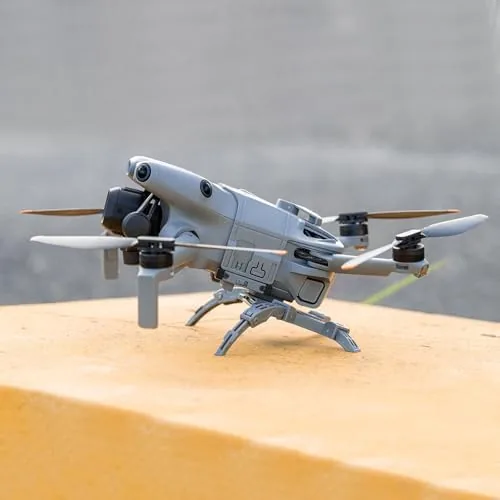 The Foldable Landing Gear for DJI MINI 5 PRO Drone Extended compared in context