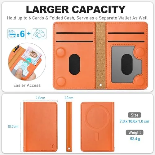 Close look at the TUCCH for Magsafe Wallet with 6 Card Holders, RFID Blocking build quality