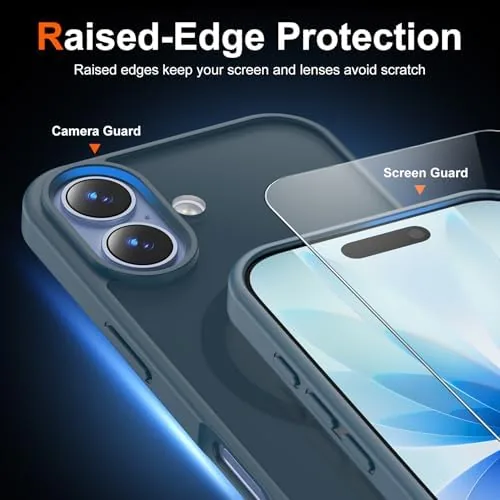 Another view of the for iPhone 17 Case with Screen Protector Dark Blue |