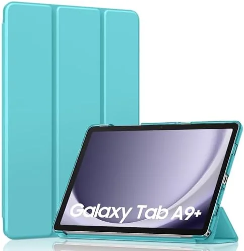 MoKo Trifold Case for Galaxy Tab A9 Plus/A9+ 11 Inch 2023, Azure | Slim Review: Tested and Rated
