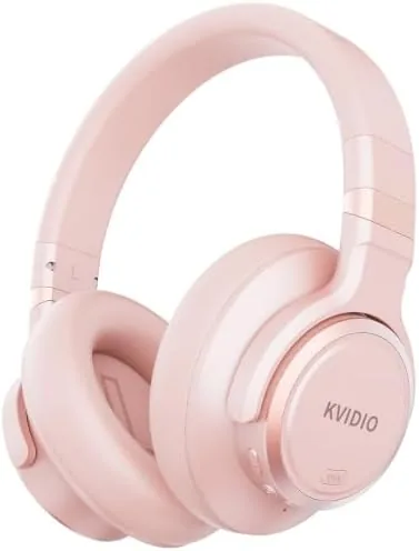 KVIDIO Hybrid Active Noise Cancelling Headphones, Wireless Bluetooth Headphones Over Ear with Mic, 70H Review: Tested and Rated