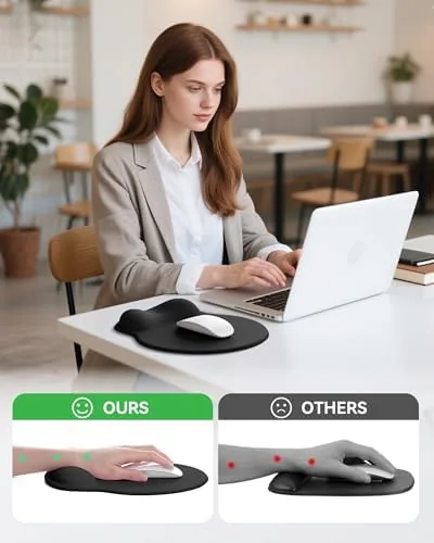 Another view of the Mouse Pad with Wrist Rest for Desktop Large Ergonomic Mouse
