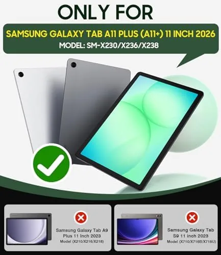 Close look at the Cantis Case for Samsung Galaxy Tab A11 Plus 11'' 2026 build quality