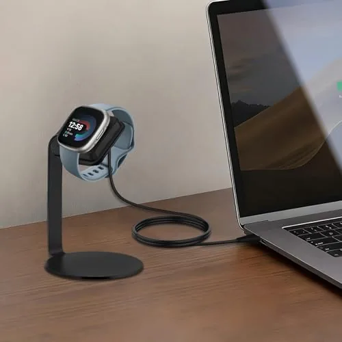 Testing the Charger for Fitbit Sense/Sense 2/Versa 3/Versa 4 Smartwatch Charging Stand over two weeks