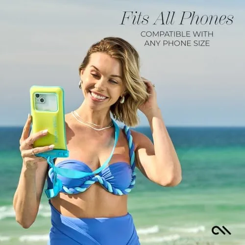 Another view of the Case-Mate 2 Pack IP68 Waterproof Phone Pouch - Citrus Splash