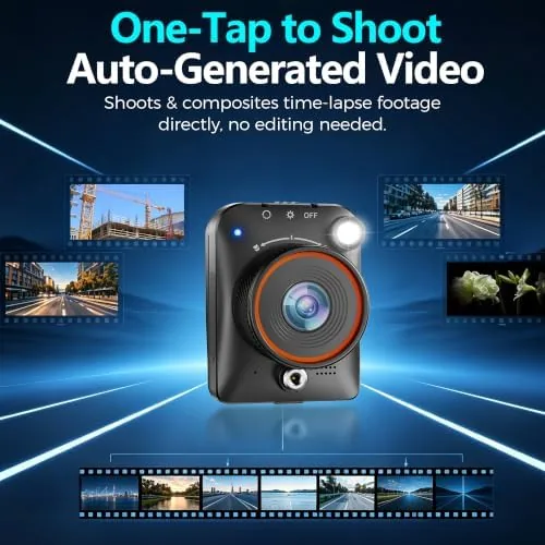 Close look at the Dsoon Time Lapse Camera,1296P FHD MP4 Video&48MP, Outdoor IP66 Waterproof build quality