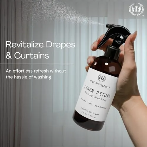 The Muse Apothecary Linen Ritual - Aromatic, Soothing, and Relaxing Linen in real use