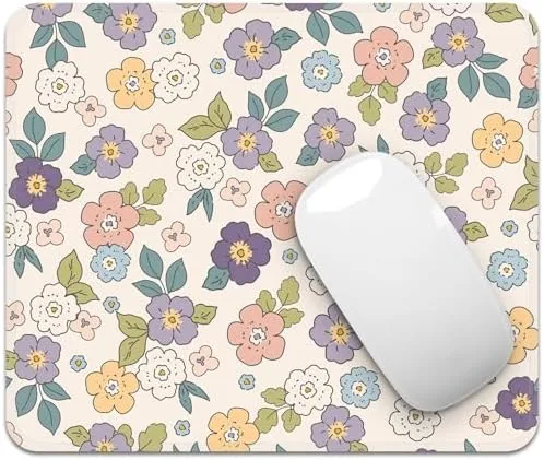 Testing the FROGIGO Mouse Pad with Stitched Edges - Cute Floral Mousepad over two weeks