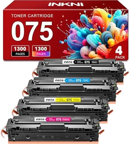 075 Toner Cartridge Set 075H for Canon 075 075H MF665Cdw LBP646Cdw MF662Cdw | Compatible Review: Tested and Rated