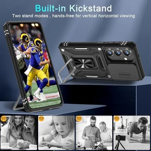 The DEERLAMN Case for Samsung Galaxy S26 6.3-Inch with Slide Camera in real use