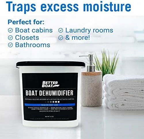 Close look at the Moisture Absorber 6 Pack with Activated Charcoal Dehumidifier Bucket | build quality
