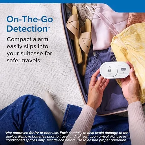 Another view of the Kidde Carbon Monoxide Detector, AA Battery-Powered, COBD | Digital Backlit