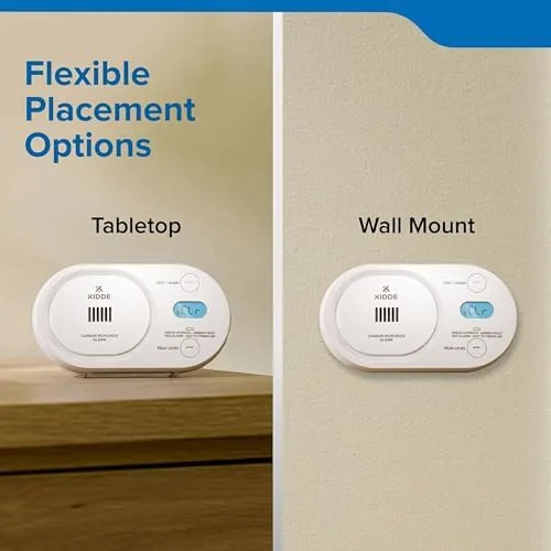 The Kidde Carbon Monoxide Detector, AA Battery-Powered, COBD | Digital Backlit compared in context
