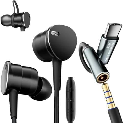Wired Headphones Deep Bass with Noise-Canceling Mic Earphones In-Ear | Multi-Purpose Stereo Bass Wired Review: Tested and Rated
