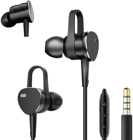 The Wired Headphones Deep Bass with Noise-Canceling Mic Earphones In-Ear | in real use