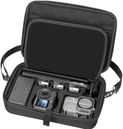 AMAZEAR Carrying Case for DJI Osmo Action 6/5 Pro/4 Accessories, Compact Hard Shell Carry Review: Tested and Rated