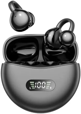 Clip On Earbuds Open Ear Ear Buds Wireless Bluetooth 5.4 Headphones,48H Playtime,IPX6 Waterproof,Touch Control,Comfortable Review: Tested and Rated