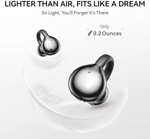 The Clip On Earbuds Open Ear Ear Buds Wireless Bluetooth 5.4 in real use