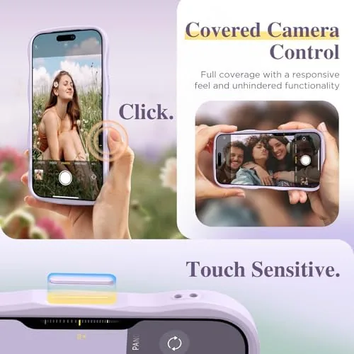 Another view of the GVIEWIN for iPhone 17 Pro Case Compatible with MagSafe Curly