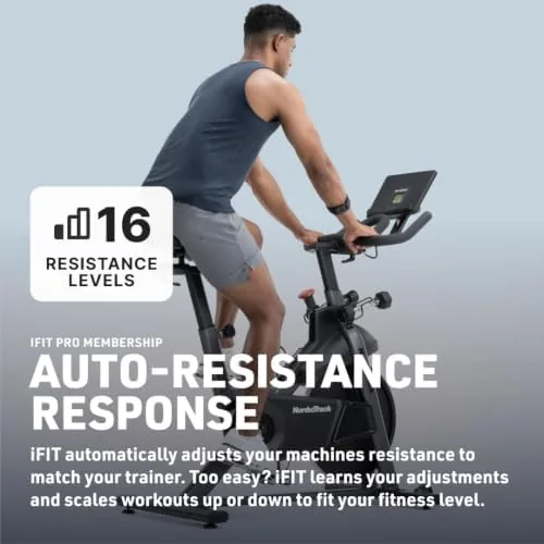 A rider performing a high intensity interval on the T Series 9