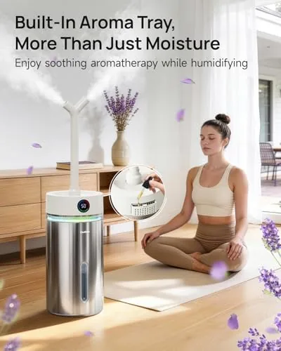 The Feekaa Stainless Steel Humidifier Dishwasher Safe, 6L/1.6Gal Cool Mist Humidifiers compared in context