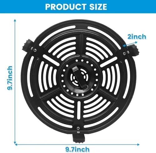 Close look at the Air fryer Grill Plate for Ninja FD302 6.5 Qt FD101 build quality