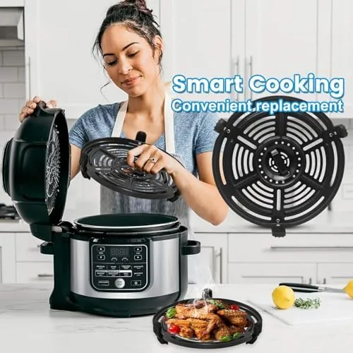 The Air fryer Grill Plate for Ninja FD302 6.5 Qt FD101 in real use