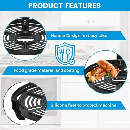 The Air fryer Grill Plate for Ninja FD302 6.5 Qt FD101 compared in context