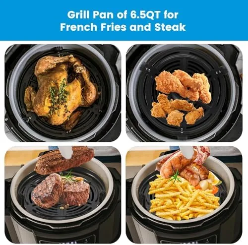 Testing the Air fryer Grill Plate for Ninja FD302 6.5 Qt FD101 over two weeks