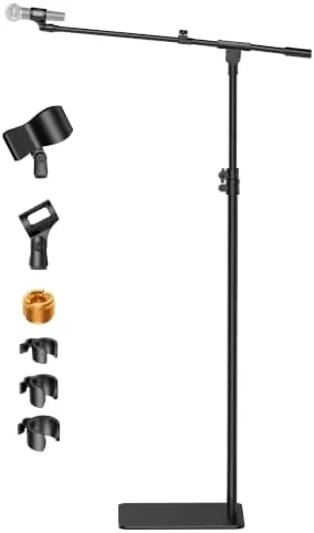 InnoGear Mic Stand Floor Microphone Stand with Boom Arm for Singing | Height Adjustable Review: Tested and Rated