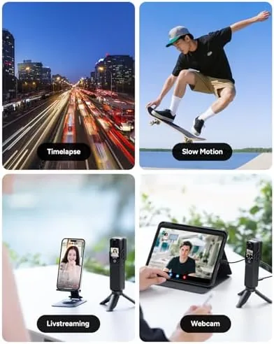 The SJCAM C400 4K Vlogging Camera with 128GB Card,7H Battery,Wearable POV in real use