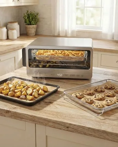 Testing the 140PCS Air Fryer Liners for Ninja Flip Toaster Oven & over two weeks