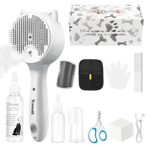 The complete Mist 10 piece grooming kit laid out on a table