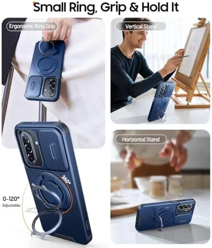 Close look at the JAME for Samsung Galaxy A17/A16 5G Phone Case with Stand build quality