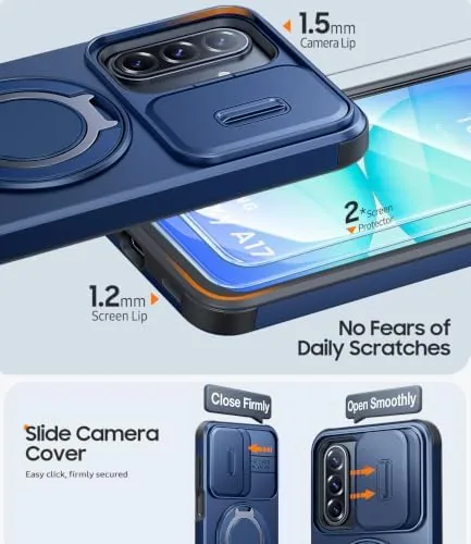 Another view of the JAME for Samsung Galaxy A17/A16 5G Phone Case with Stand