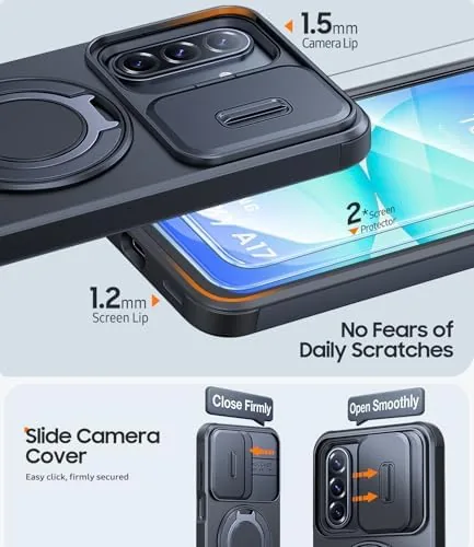 Another view of the JAME for Samsung Galaxy A17/A16 5G Phone Case with Stand