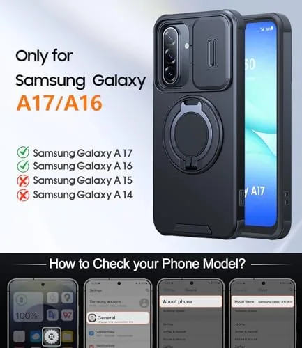 Testing the JAME for Samsung Galaxy A17/A16 5G Phone Case with Stand over two weeks