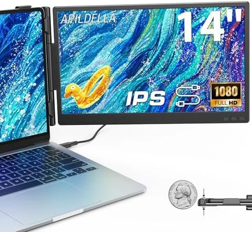 APILDELLA Dual Laptop Screen Extender Review: Two Extra Screens for the Road
