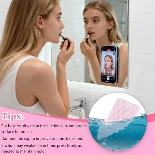 The 8 Pack Silicone Suction Cup Phone Case Mount Double Sided compared in context