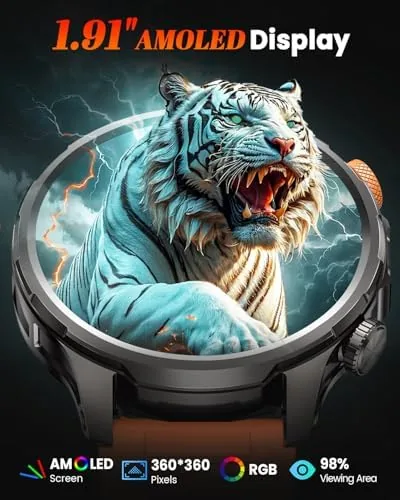 Testing the Military Smartwatch for Men 1000mAh Fitness Tracker Rugged Men Watch over two weeks