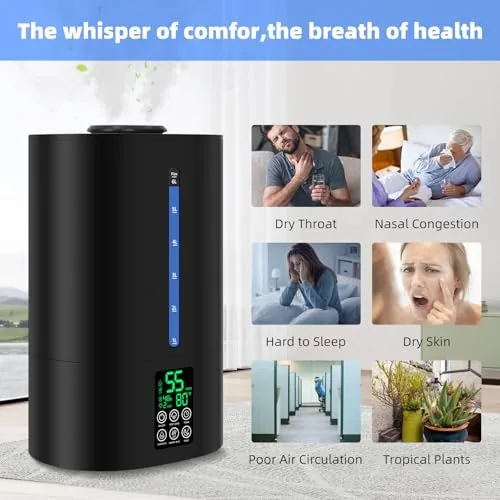 The Coolfiqu humidifier beside an evaporative unit and a vaporizer for comparison