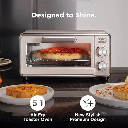 Testing the BLACK+DECKER Crisp 'N Bake Pro 4-Slice Digital Air Fry Oven over two weeks