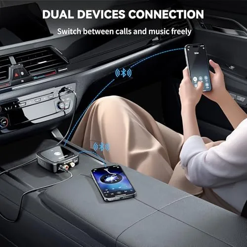 Another view of the Bluetooth 6.0 Receiver, Bluetooth Adapter for Old Receiver, Low Latency