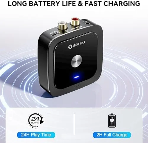 The Bluetooth 6.0 Receiver, Bluetooth Adapter for Old Receiver, Low Latency compared in context