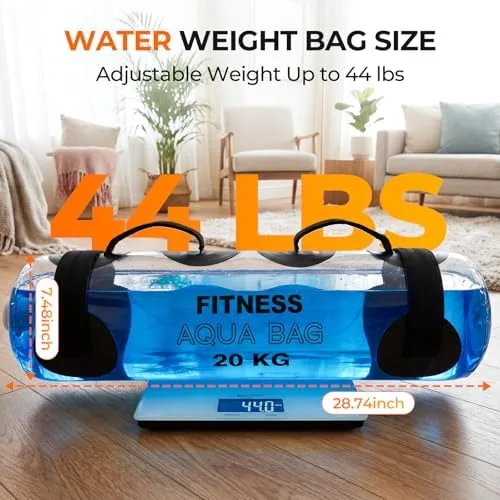 Close look at the Water Weights Aqua Bag, 44 lbs - Adjustable Portable Water build quality